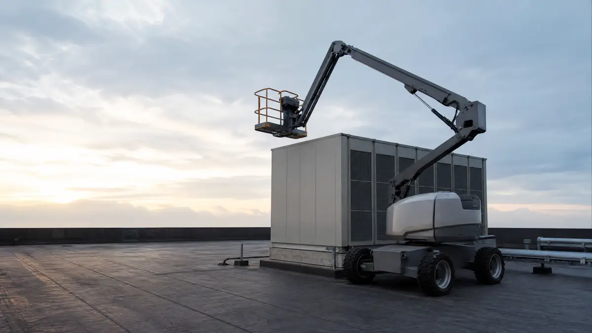 Articulating Boom Lifts jobsite access in Dayton