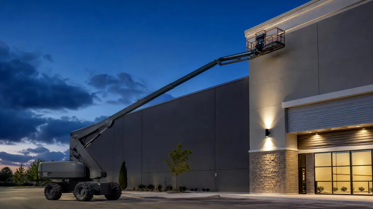 Boom Lifts jobsite access in Dayton